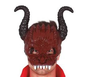 PLASTIKOWA MASKA DIABEŁ