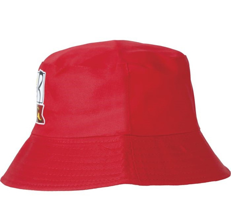 CZAPKA CZERWONA BUCKET HAT BEER KING