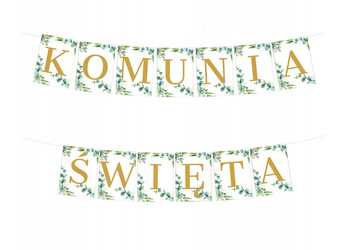 BANER KOMUNIA ŚWIĘTA EUKALIPTUS 3.5 M
