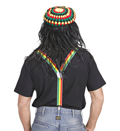 Szelki Jamajka, Rasta, Kolorowe, dodatek do stroju
