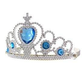 TIARA KORONA KSIĘŻNICZKI NIEBIESKA