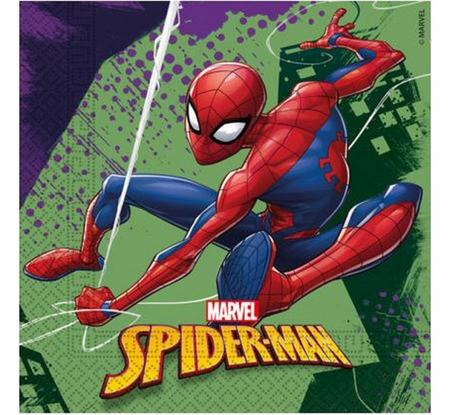 SERWETKI PAPIEROWE SPIDERMAN 33 CM 20 SZT