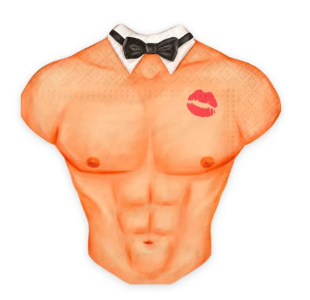 SERWETKI TORS MĘSKI WIECZÓR PANIEŃSKI 10 SZT 