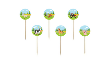 PIKERY NA TORT FARMA 6 SZT