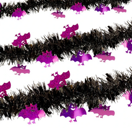 GIRLANDA NIETOPERZE 3 M CZARNA HALLOWEEN