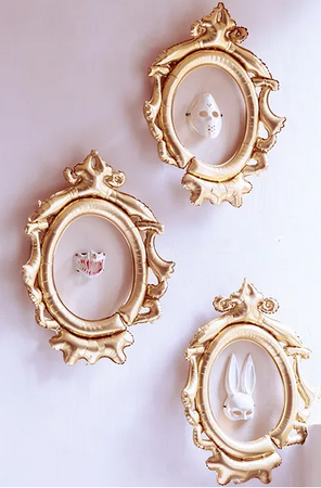 MASKA CZASZKA 16.5 X 14 CM HALLOWEEN