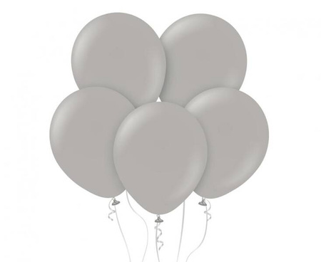 BALONY PASTELOWE SZARE 30 CM 10 SZT