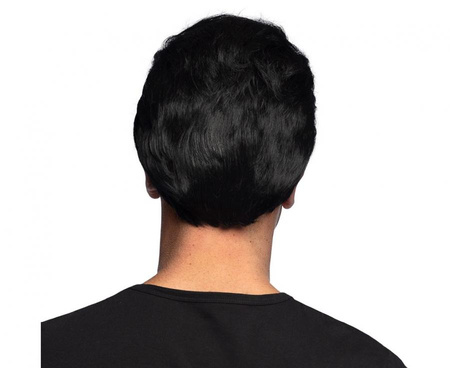 PERUKA MĘSKA CZARNA ELVIS