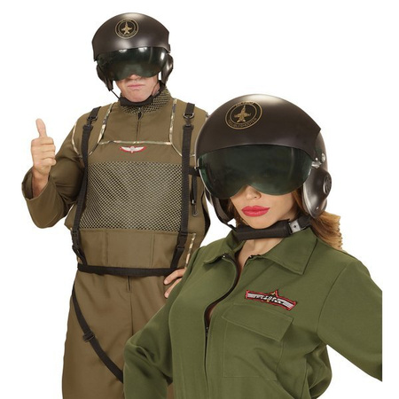 CZARNY KASK PILOTA PILOT 