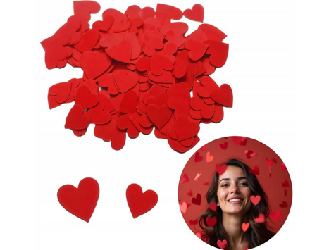 Konfetti mini serca 15g