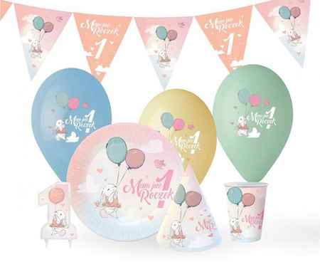 BALONY LATEKSOWE MAM JUŻ ROCZEK 33 CM 5 SZT.