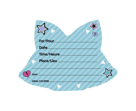 Zaproszenia LOL SURPRISE, 14x10 cm, 8 szt. urodziny