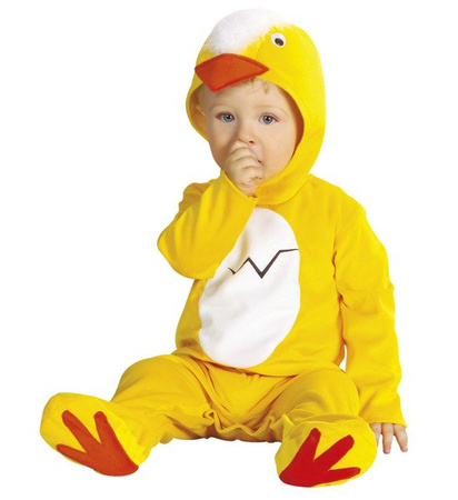 STRÓJ MALUTKI KURCZAK ŻÓŁTY PLUSZOWY