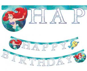 BANER PAPIEROWY HAPPY BIRTHDAY ARIEL 2 M