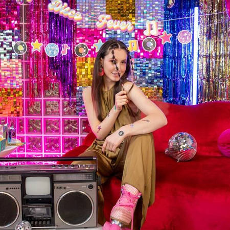 GIRLANDA RETRO DISCO 150 CM