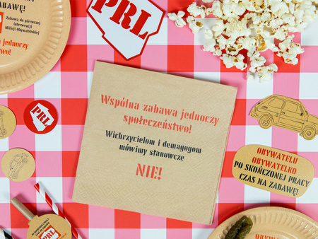 SERWETKI PAPIEROWE PRL 33 CM 12 SZT