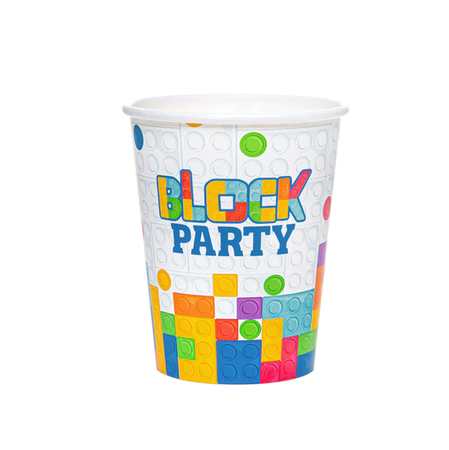 KUBECZKI PAPIEROWE KLOCKI 220 ML