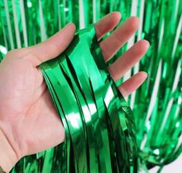 KURTYNA ZIELONA 100 X 200 CM