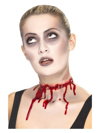 SZTUCZNA RANA PODCIĘTE GARDŁO