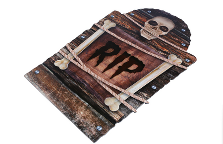DEKORACJA GRÓB SZKIELETA RIP 56 CM HALLOWEEN