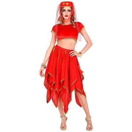 GONNA IN CHIFFON ROSSA