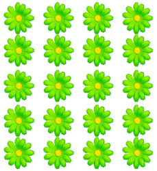 SZTUCZNE KWIATY ZIELONE 20 SZTUK