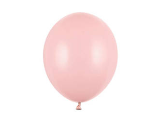 BALONY STRONG 30 CM PASTELOWE BLADY RÓŻ 50 SZT