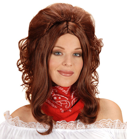 Pk 4 "CATHERINE WIG" brown - in box