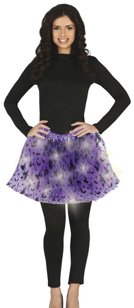 FIOLETOWE TUTU ZE ŚWIATEŁKAMI 40 CM