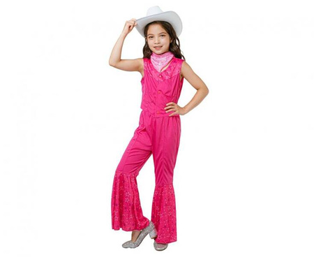 STRÓJ RÓŻOWA KOWBOJKA DZIKI ZACHÓD