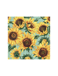 SERWETKI PAPIEROWE SŁONECZNIKI 33X33 CM 20 SZT