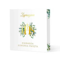 ZAPROSZENIE NA KOMUNIĘ EUKALIPTUS 10 SZT.