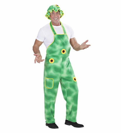 "GARDEN" (overalls, hat)