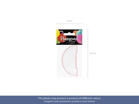 KULA BIBUŁOWA 10CM CZERWONA