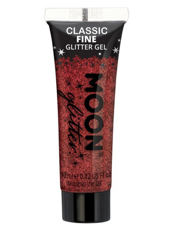 Delikatny Żel brokatowy, make up, karnawał