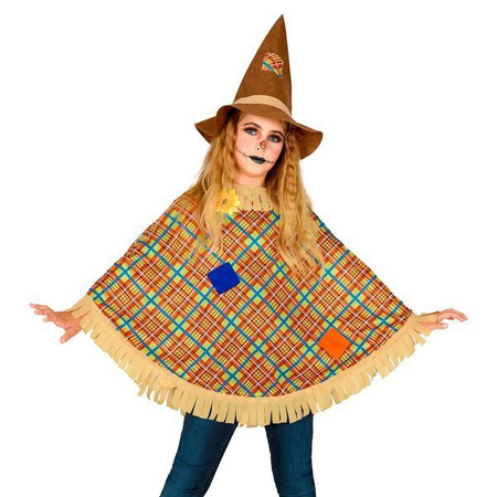 SPAVENTAPASSERI (poncho, cappello)