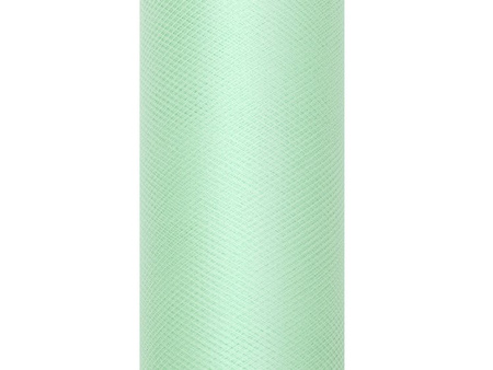 TIUL GŁADKI MIĘTA 8 cm x 20 m