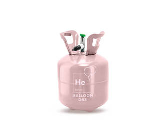 BUTLA Z HELEM JASNORÓŻOWA DO 20 BALONÓW