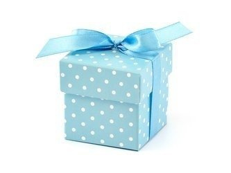 PUDEŁECZKA BŁĘKITNE W KROPKI 10 SZT