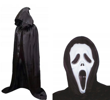 ZESTAW KRZYK: PELERYNA + MASKA