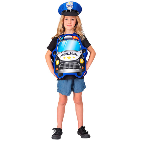 Strój policjant radiowóz policjantka 2 el. unisex karnawał