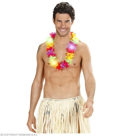 KWIATY HAWAJSKIE KOLOROWE DELIKATNIE ŚWIECĄCE