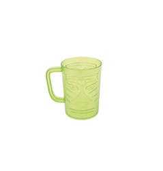 KUBEK ZIELONY Z RĄCZKĄ 13,5 X 13 CM