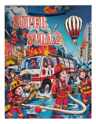 TORBA PREZENTOWA STRAŻ POŻARNA NIEBIESKA 26 X 32 X 10 CM