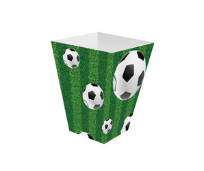 PUDEŁKA NA POPCORN PIŁKA NOŻNA 6 SZT