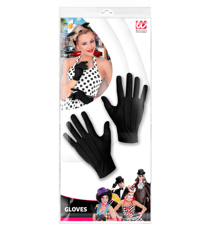 RĘKAWICZKI CZARNE ZŁODZIEJ
