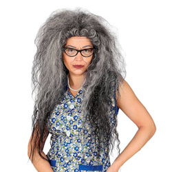 PERUKA STARUSZKA CZAROWNICA HALLOWEEN