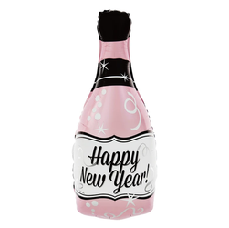 BALON FOLIOWY SZAMPAN HAPPY NEW YEAR