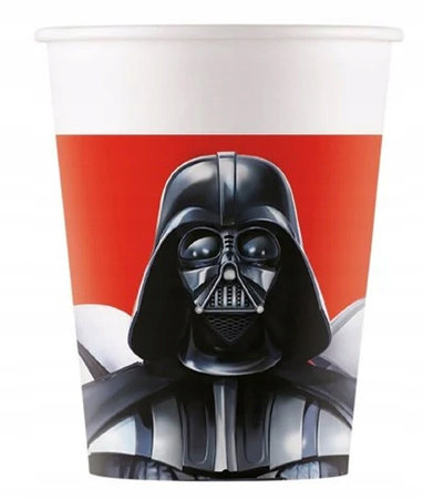 KUBECZKI PAPIEROWE STAR WARS 200 ML 8 SZT.