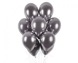 BALONY LATEKSOWE GEMAR 33 cm GRAFITOWE 50 szt. GLOSSY